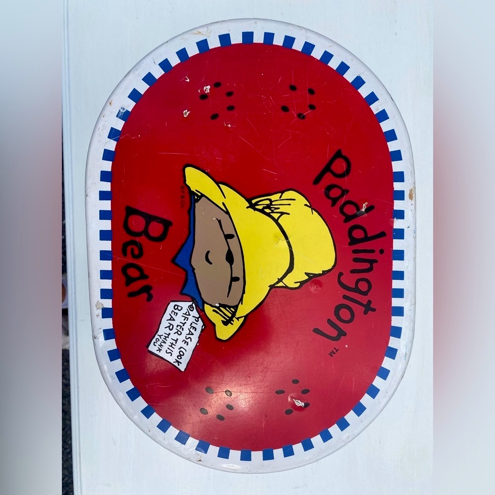 Vintage Paddington Bear stool